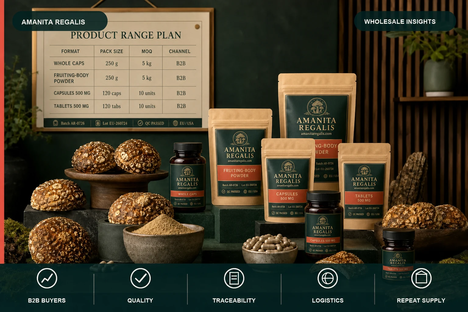 Building a Specialist Amanita Regalis Product Range